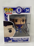 Christian Pulisic Signed Funko Pop Chelsea Football Club Autograph Beckett COA