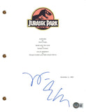Jeff Goldblum Signed Autograph Jurassic Park Movie Script Screenplay Beckett COA