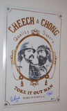 Cheech Marin & Tommy Chong Signed TOKE IT OUT MAN 12X18 Photo Poster BAS COA