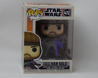 Alden Ehrenreich Signed Autograph Funko Pop Star Wars Han Solo 472 Beckett COA