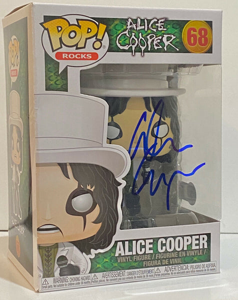 Alice Cooper Signed Autographed Funko Pop Rocks Figure #68 Beckett BAS COA