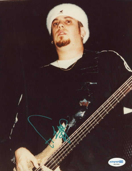 Fieldy Reginald Arvizu Korn Band Signed Autograph 8x10 Photo Bassist ACOA COA