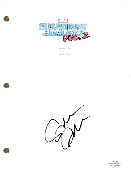 Sean Gunn Signed Autograph Guardians of the Galaxy Vol 2 Script Screenplay ACOA