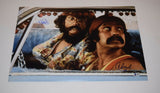 Cheech Marin & Tommy Chong Signed Autographed 12x18 Photo UP IN SMOKE BAS COA
