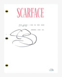 Steven Bauer Signed Autographed Scarface Movie Script Screenplay Manny ACOA COA