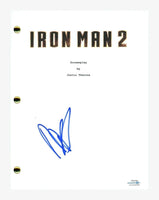 Mickey Rourke Signed Autographed Iron Man 2 Movie Script Transcript ACOA COA