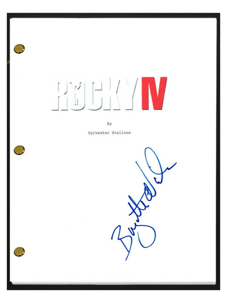 Brigitte Nielsen Signed Autographed ROCKY IV 4 Movie Script Screenplay COA