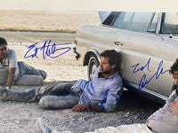 The Hangover Cast Signed Autograph 11x14 Photo Zach Galifianakis & Ed Helms COA