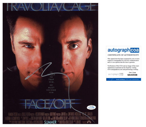 Nicolas Cage Signed Autographed 11x14 Photo FACE/OFF ACOA COA
