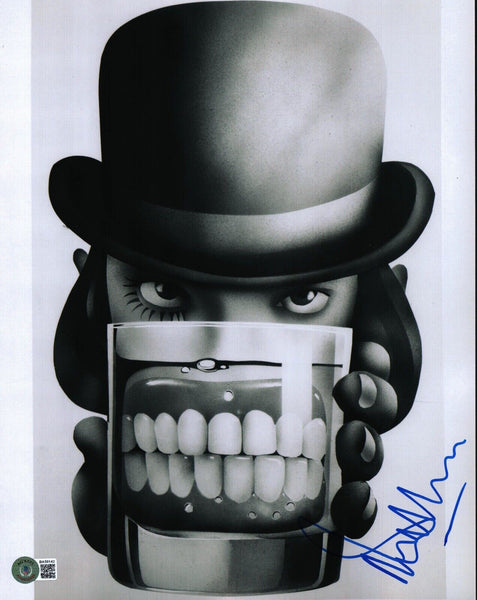 Malcolm McDowell Signed Autograph 11x14 Photo A Clockwork Orange Beckett COA