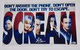 Skeet Ulrich Signed Autographed Scream 11x17 Movie Poster Photo Beckett BAS COA
