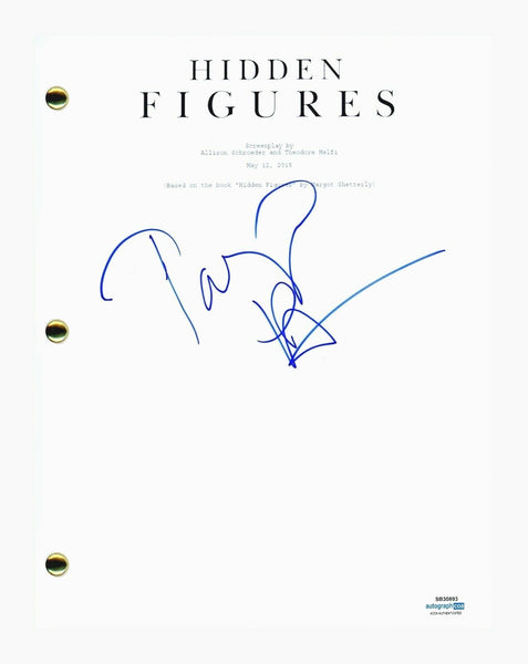 Taraji P. Henson Signed Hidden Figures Movie Script Full Screenplay ACOA COA