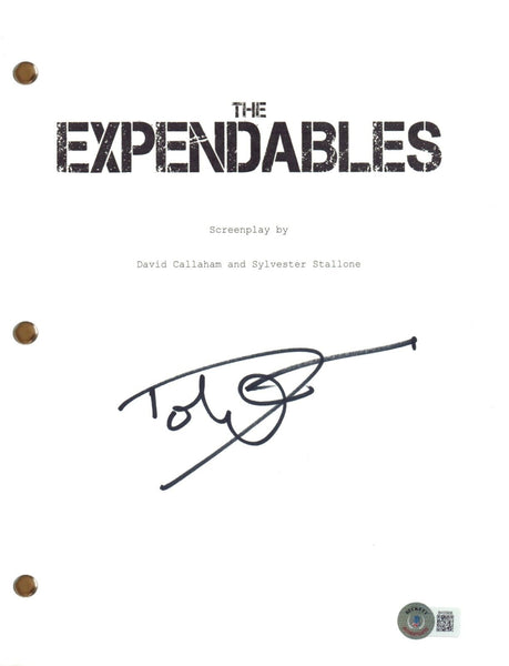 Dolph Lundgren Signed Autograph The Expendables Full Movie Script Beckett COA