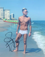Frankie Grande Signed Autograph 8x10 Photo Shirtless Male Model Big Brother COA