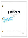 Kristen Bell Signed Autographed FROZEN Full Movie Script Beckett BAS COA