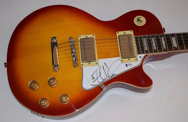 THE EDGE Signed Autographed Electric Guitar U2 Guitarist Beckett BAS COA