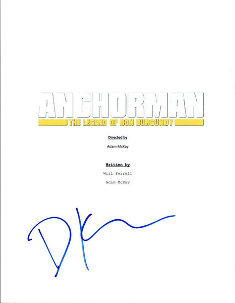 David Koechner Signed Autographed ANCHORMAN Movie Script COA AB