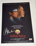 Ralph Macchio Signed The Karate Kid Part II 2 11x17 Movie Poster Beckett BAS COA