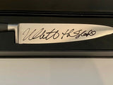 Nick Castle Signed Autograph 8" Steel Chef Knife Halloween Michael Myers BAS COA