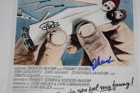Cheech Marin & Tommy Chong Signed 12x18 Movie Poster Photo UP IN SMOKE BAS COA
