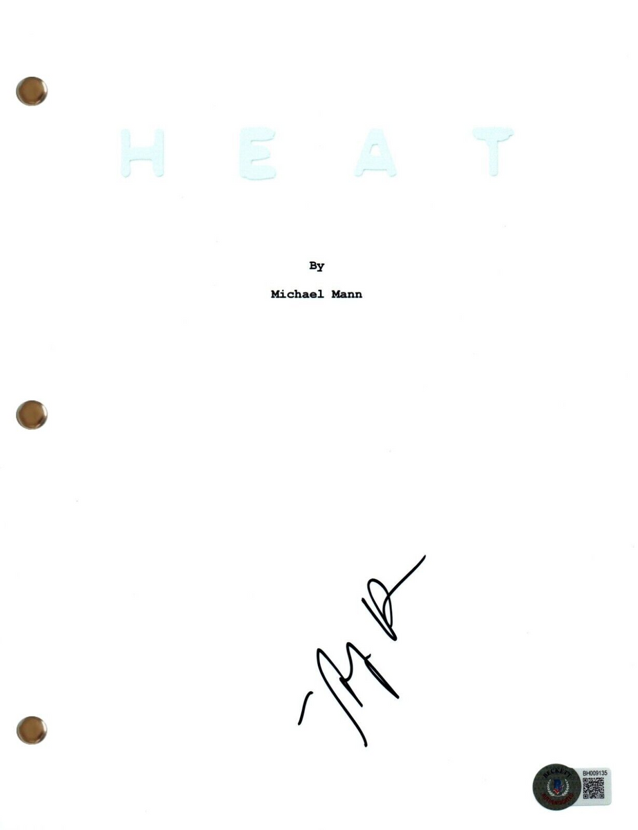 Amy Brenneman Signed Autograph Heat Movie Script Full Screenplay Becke ...