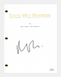 Matt Damon Signed Autographed Good Will Hunting Movie Script Screenplay ACOA COA