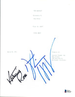 Dustin Hoffman & Katharine Ross Signed THE GRADUATE Movie Script Beckett COA