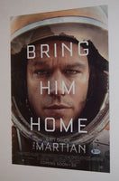 Matt Damon Signed Autographed 12x18 Photo Poster THE MARTIAN Beckett BAS COA