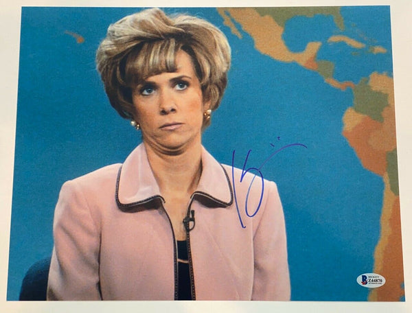 Kristen Wiig Signed Autograph 11x14 Photo Saturday Night Live SNL Beckett COA