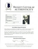 John Williams Signed Autographed 8x10 Photo STAR WARS Composer BAS Beckett COA
