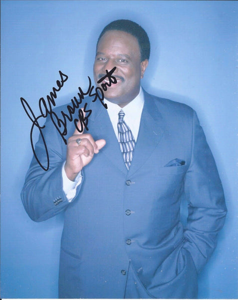 James Brown Signed Autographed 8x10 Photo CBS SPORTS FOOTBALL