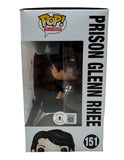 Steven Yeun Signed Funko Pop The Walking Dead Prison Glenn Rhee Autograph BAS