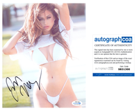 Jessica Vaugn Signed Autographed 8x10 Photo Playboy Playmate Model ACOA COA