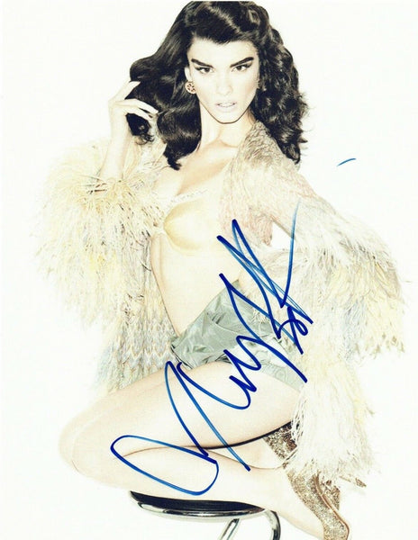 Crystal Renn Signed Autographed 8x10 Photo Hot Sexy Fashion Model COA VD