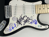 Red Hot Chili Peppers Band Signed Electric Guitar Anthony Kiedis +3 Beckett COA
