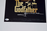 James Caan Signed Autographed The Godfather 11x17 Movie Poster Photo Beckett COA