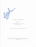 Andy Serkis Signed Autographed STAR WARS THE FORCE AWAKENS Script COA