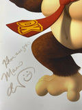 Charles Martinet Signed Autographed 11x14 Photo Donkey Kong Beckett COA