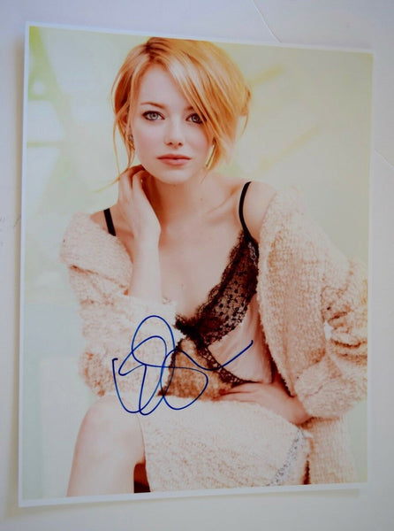 Emma Stone Signed Autographed 11X14 Photo La La Land Hot Sexy COA VD