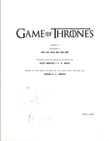 Sibel Kekilli Signed Autographed Game of Thrones S2 E6 Episode Script COA VD