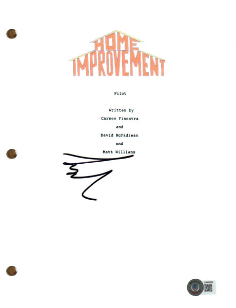 Tim Allen Signed Autograph Home Improvement Pilot Script Screenplay Beckett COA