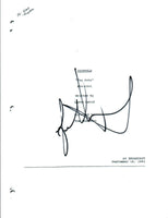 Jason Alexander Signed Autograph SEINFELD "The Note" Episode Script COA