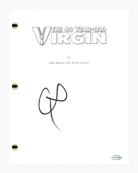Seth Rogen Signed Autographed The 40 Year Old Virgin Movie Script ACOA COA