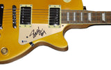Slash Signed Autograph Gold LP Style Electric Guitar Guns N Roses Beckett COA