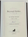 Jordan B. Peterson Signed Beyond Order 12 More Rules For Life 1st Ed HC Book COA