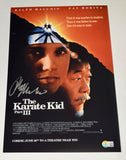 Ralph Macchio Signed The Karate Kid Part III 3 11x17 Movie Poster Beckett COA