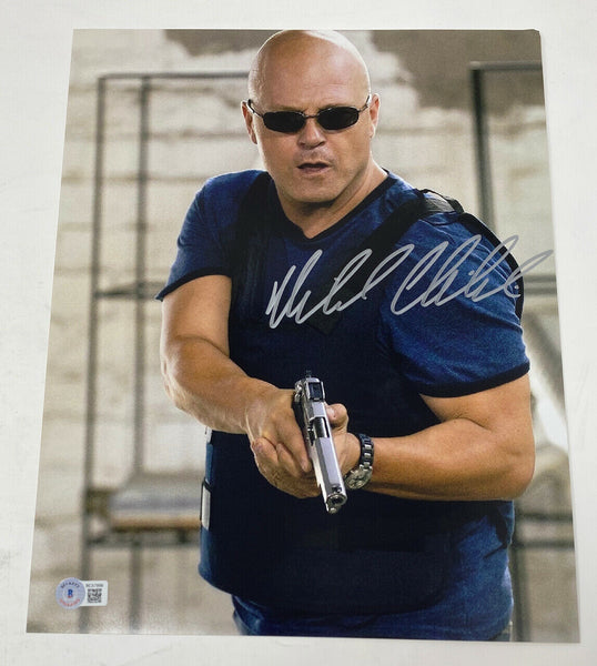 Michael Chiklis Signed Autographed 11x14 Photo The Shield Actor Beckett COA