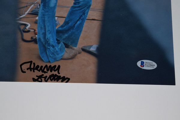 Henry Diltz Signed Autographed 11x14 Photo Jimi Hendrix Photographer Beckett COA