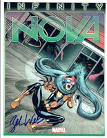 Zeb Wells Signed Autographed Photo Comic Book Writer INFINITY NOVA COA VD