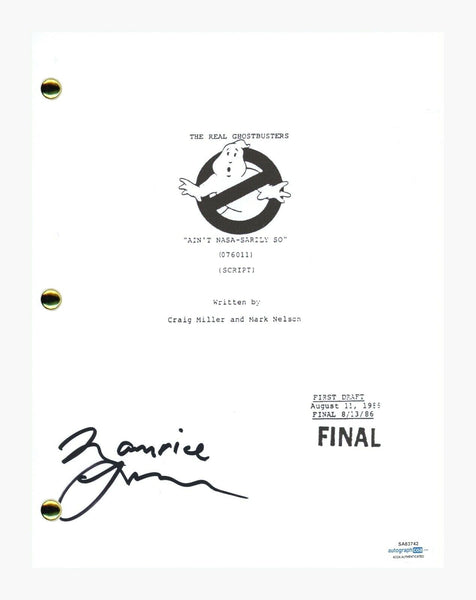 Maurice LaMarche Signed Autograph The Real Ghostbusters Episode Script ACOA COA